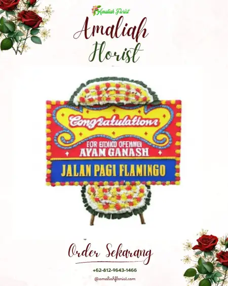 Sewa Papan Bunga Segedong
