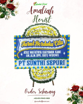 Papan Bunga Duka di Segedong